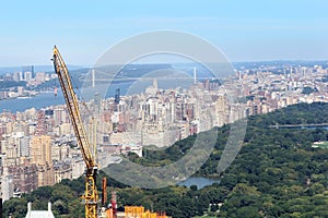 New York City and Central Park Skyline