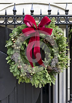 New York City Christmas wreath