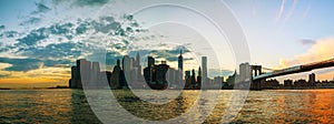 New York City cityscape panorama