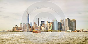 New York City cityscape panorama