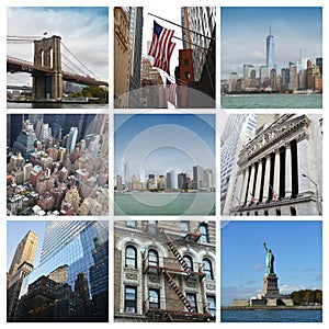 New York City collage photo