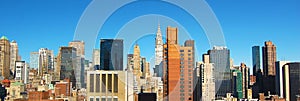 New York City Daytime Skyline Panoramic photo