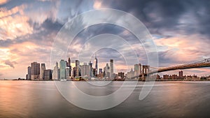 New York City Dusk Skyline