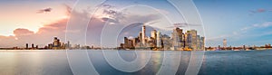 New York City Harbor at Dusk