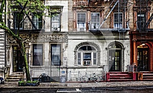 New York City-Hell`s Kitchen Buildings