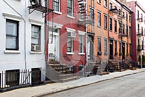 New York City historic Gay Street in the Greenwich Village