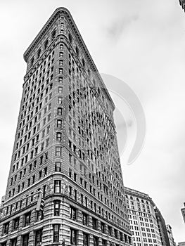 NEW YORK CITY - JUNE 2013: Flatiron building facade in Manhattan