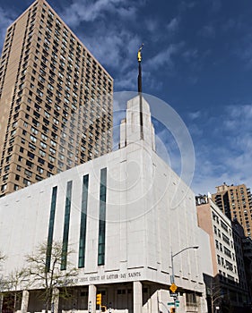 New York City LDS Temple from Angle