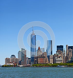 New York City, Manhattan buildings view