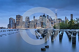 New York City Manhattan Finacial District panorama