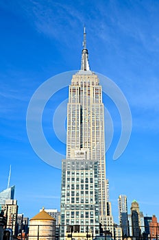 New York City Manhattan midtown view with Empire State Building, NYC