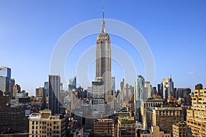 New York City Manhattan Midtown view with Empire State Building