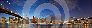 New York City Manhattan skyline panorama