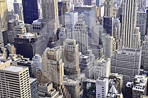 New York City Manhattan skyscrapers