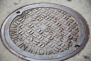 New York City manhole cover