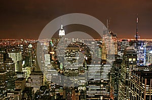 New York City midtown skyline photo