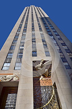 Rockefeller Center is a complex of 19 commercial buildings.