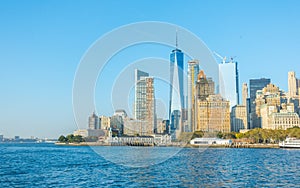 New York City - October 18, 2016: Manhattan skyline, New York Ci