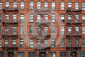 New York City, old, apartment building