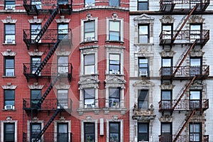 New York City ornate old apartment buildings