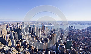 New York City panorama from the empire state