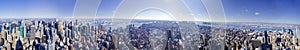 New York City panorama from the empire state