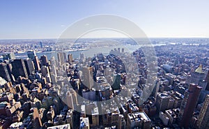 New York City panorama from the empire state