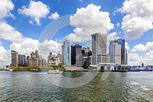 New York City panorama with Manhattan Skyline