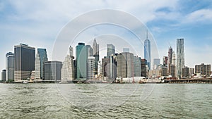 New York City panorama with Manhattan Skyline