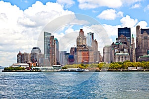 New York City panorama with Manhattan Skyline