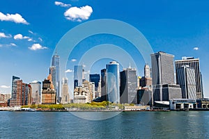 New York City panorama with Manhattan Skyline