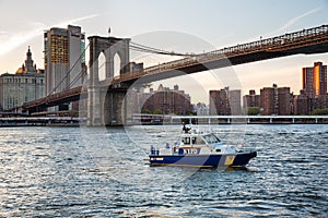 New York City Police Department boat