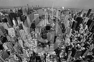 New York City skyline Black and White photo