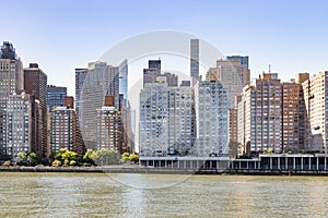 New York City skyline with the buildings of Midtown Manhattan