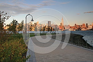 New York City Skyline at Dusk from Hoboken, NJ