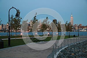 New York City Skyline at Dusk from Hoboken, NJ