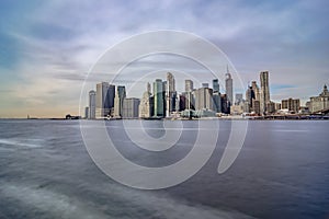 new york city skyline manhattan panorama view