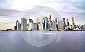 new york city skyline manhattan panorama view