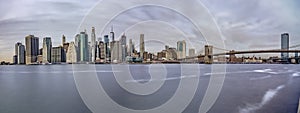 new york city skyline manhattan panorama view