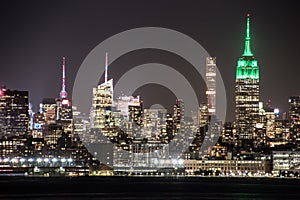 New York City Skyline at Night
