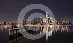 New York City Skyline at Night