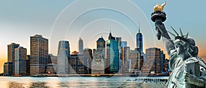 New York City skyline panorama