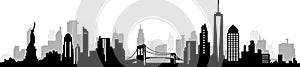 New York City Skyline Vector