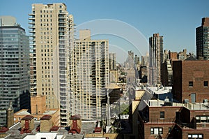 New York City Skyline view of Upper East Side