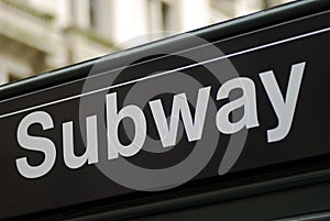 New York City subway sign
