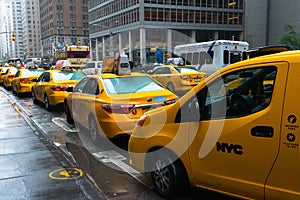 New York City Taxi Cab Stand