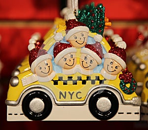 New York City themed Christmas ornaments