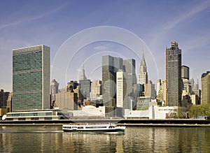 New York City, United Nations Skyline View