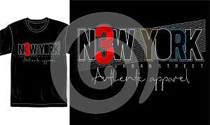 New york city urban street t shirt design graphic vector