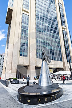 Adam Clayton Powell Jr. State Office Building in Harlem, New York City, USA